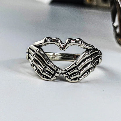 New Y2K Purple Crystal Irregular Heart Rings for Women Kpop Creative Heart Geometric Open Ring Punk Vintage Fashion Jewely Gifts
