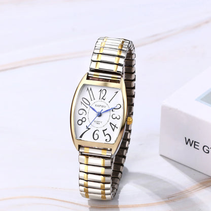 Rectangular Waterproof Quartz Watch