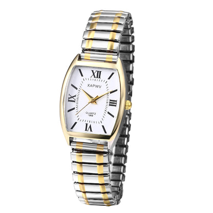 Rectangular Waterproof Quartz Watch
