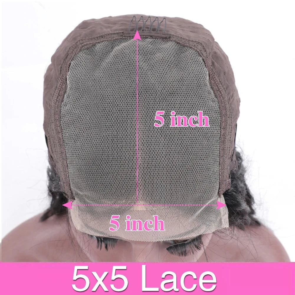 HD Transparent 360 Lace Frontal Wig 5x5 Glueless  Wig Straight 13x6 Full Frontal Lace Human Hair Wigs For Black Women30 38Inches