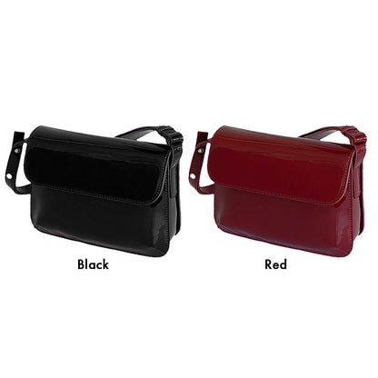 Retro Small Square PU Leather Messenger Bag