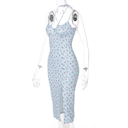 Floral Ruched Bodycon Party Dress