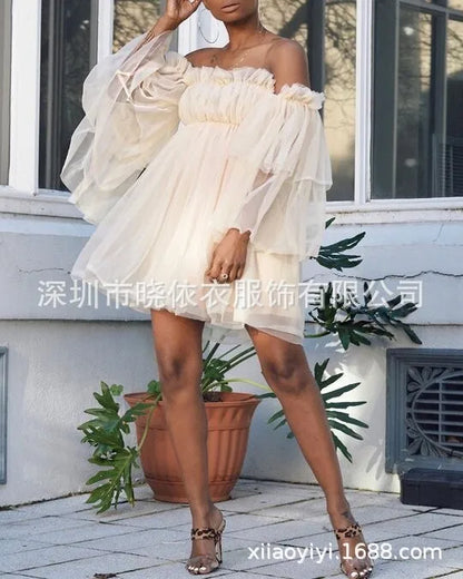 Dresses for Women 2025 Fashion Sexy Bra Style Solid Color High Waist Strap Solid Color Dress Mini Party Dress Vestidos