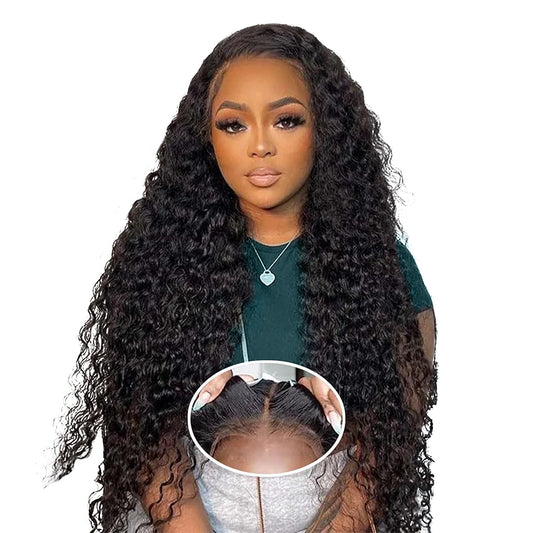 Deep Curly Glueless Lace Wig