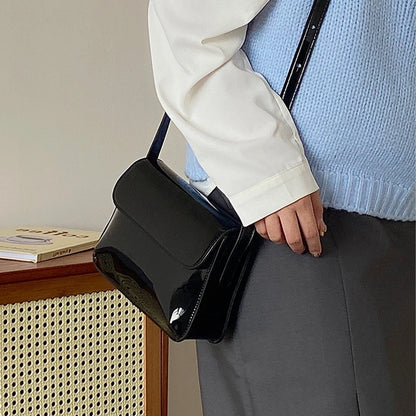 Retro Small Square PU Leather Messenger Bag