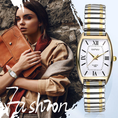 Rectangular Waterproof Quartz Watch