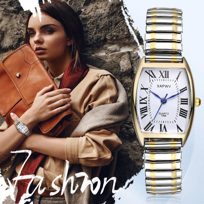 Rectangular Waterproof Quartz Watch